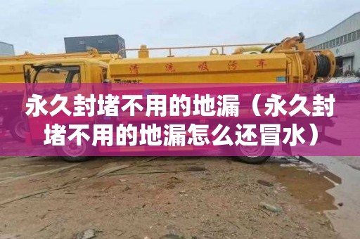永久封堵不用的地漏（永久封堵不用的地漏怎么还冒水）