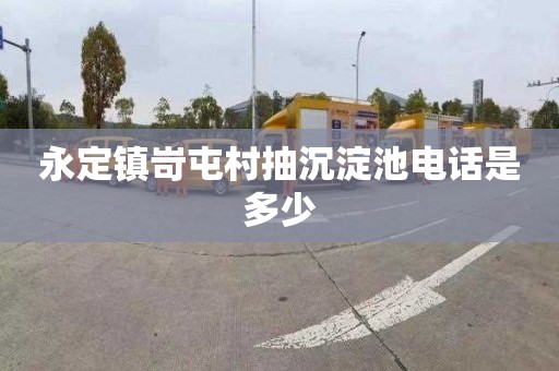 永定镇岢屯村抽沉淀池电话是多少