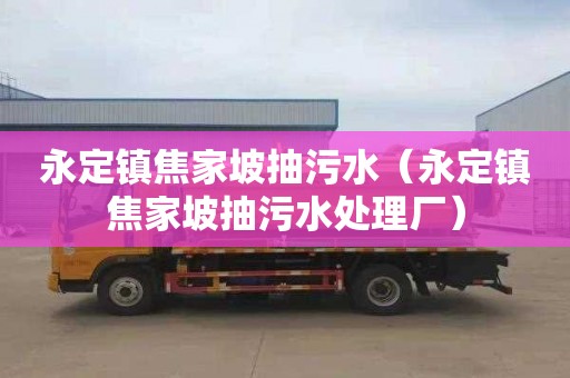 永定镇焦家坡抽污水（永定镇焦家坡抽污水处理厂）