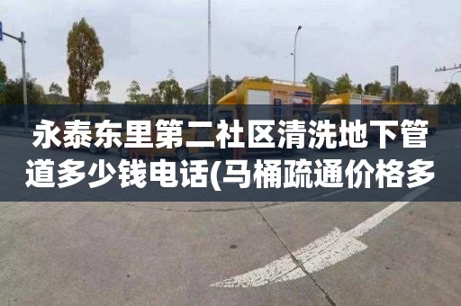 永泰东里第二社区清洗地下管道多少钱电话(马桶疏通价格多少)