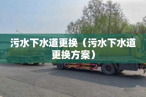 污水下水道更换（污水下水道更换方案）