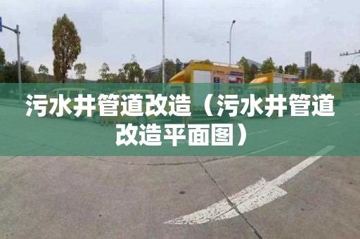 污水井管道改造（污水井管道改造平面图）
