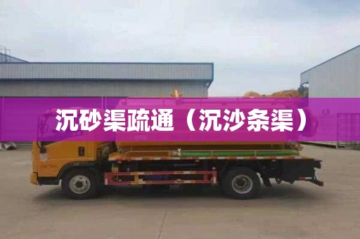沉砂渠疏通（沉沙条渠）