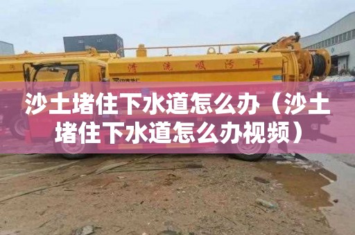 沙土堵住下水道怎么办（沙土堵住下水道怎么办视频）