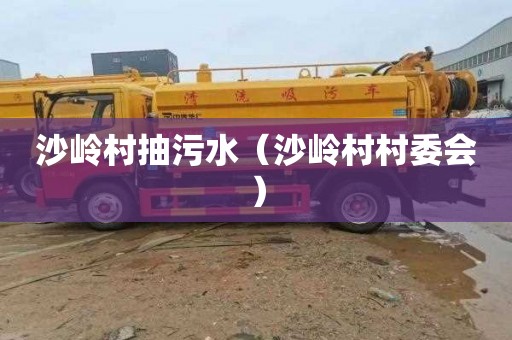 沙岭村抽污水（沙岭村村委会）