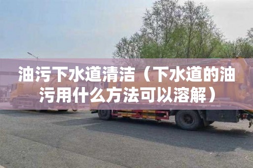 油污下水道清洁（下水道的油污用什么方法可以溶解）