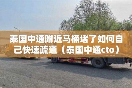 泰国中通附近马桶堵了如何自己快速疏通（泰国中通cto）