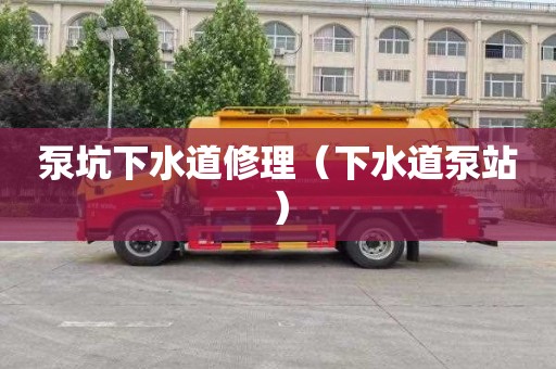 泵坑下水道修理（下水道泵站）