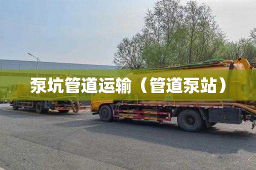 泵坑管道运输（管道泵站）