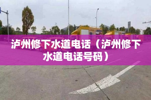 泸州修下水道电话（泸州修下水道电话号码）