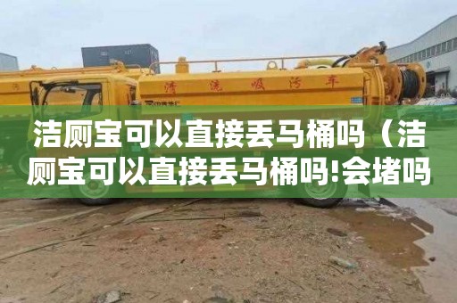 洁厕宝可以直接丢马桶吗（洁厕宝可以直接丢马桶吗!会堵吗）