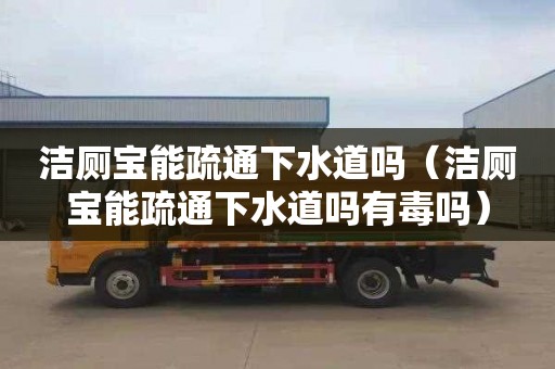 洁厕宝能疏通下水道吗（洁厕宝能疏通下水道吗有毒吗）