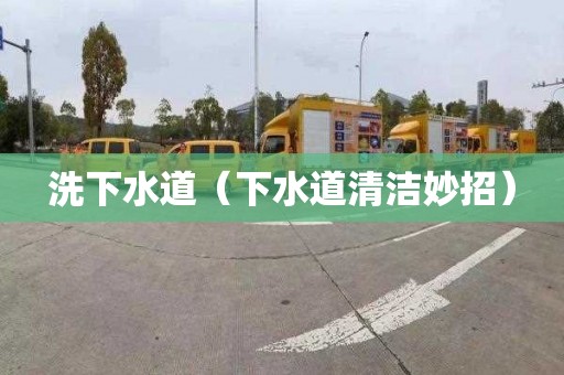 洗下水道（下水道清洁妙招）