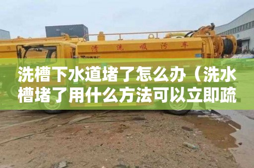 洗槽下水道堵了怎么办（洗水槽堵了用什么方法可以立即疏通）
