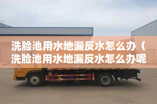 洗脸池用水地漏反水怎么办（洗脸池用水地漏反水怎么办呢）