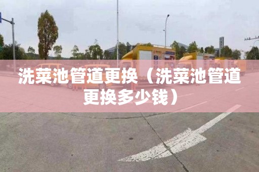 洗菜池管道更换（洗菜池管道更换多少钱）