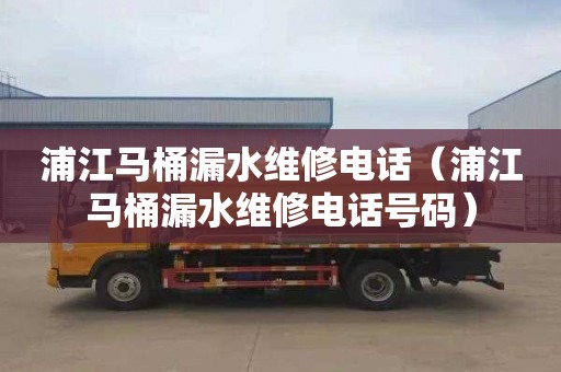 浦江马桶漏水维修电话（浦江马桶漏水维修电话号码）