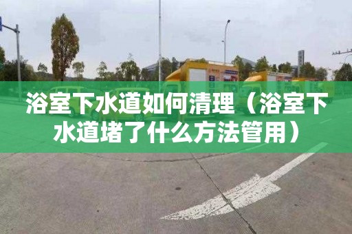 浴室下水道如何清理（浴室下水道堵了什么方法管用）