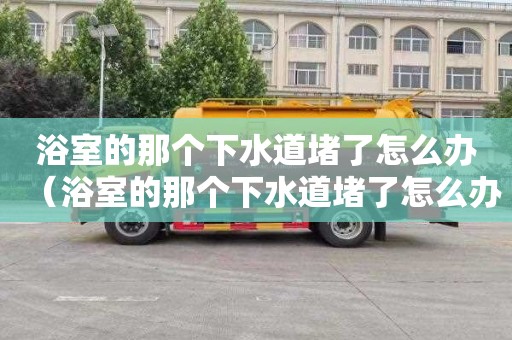 浴室的那个下水道堵了怎么办（浴室的那个下水道堵了怎么办啊）