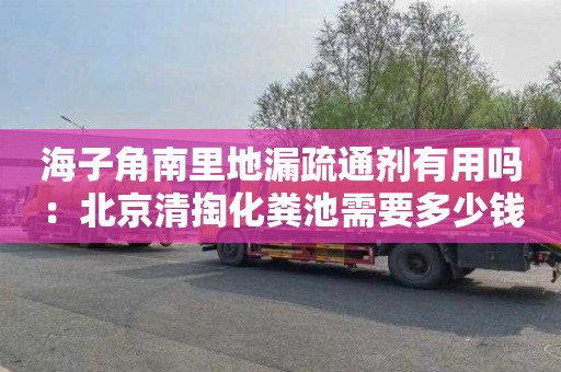 海子角南里地漏疏通剂有用吗：北京清掏化粪池需要多少钱
