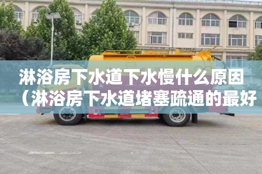 淋浴房下水道下水慢什么原因（淋浴房下水道堵塞疏通的最好办法）