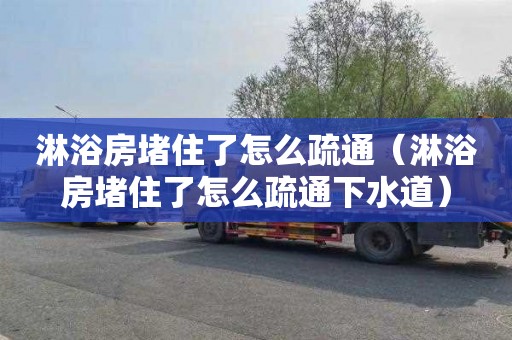 淋浴房堵住了怎么疏通（淋浴房堵住了怎么疏通下水道）