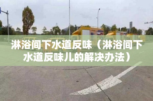 淋浴间下水道反味（淋浴间下水道反味儿的解决办法）
