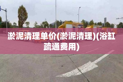 淤泥清理单价(淤泥清理)(浴缸疏通费用)