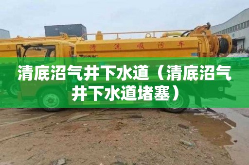 清底沼气井下水道（清底沼气井下水道堵塞）