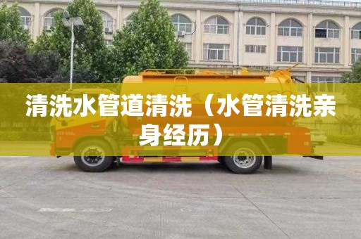 清洗水管道清洗（水管清洗亲身经历）