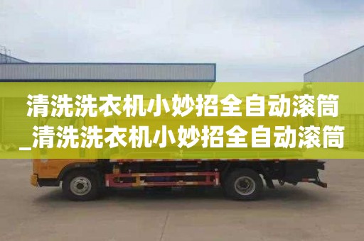 清洗洗衣机小妙招全自动滚筒_清洗洗衣机小妙招全自动滚筒怎么用