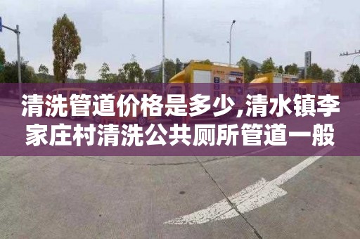 清洗管道价格是多少,清水镇李家庄村清洗公共厕所管道一般多少钱