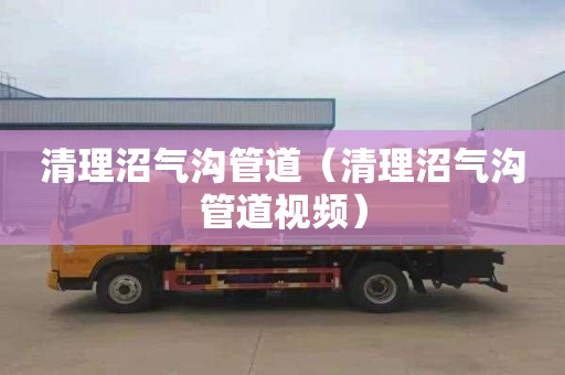 清理沼气沟管道（清理沼气沟管道视频）