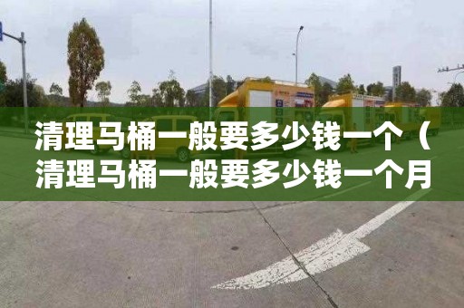 清理马桶一般要多少钱一个（清理马桶一般要多少钱一个月）