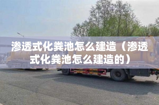 渗透式化粪池怎么建造（渗透式化粪池怎么建造的）
