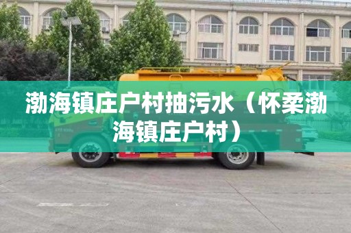 渤海镇庄户村抽污水（怀柔渤海镇庄户村）