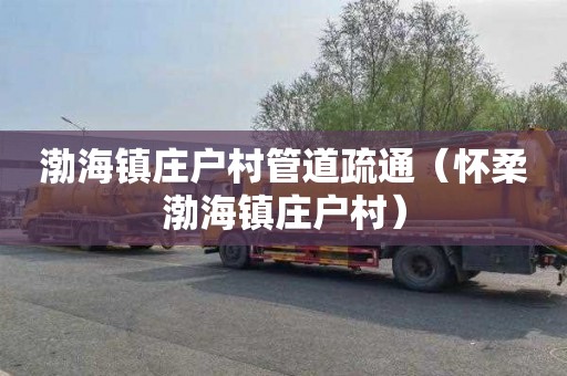 渤海镇庄户村管道疏通（怀柔渤海镇庄户村）