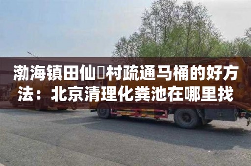 渤海镇田仙硲村疏通马桶的好方法：北京清理化粪池在哪里找