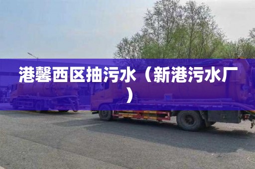 港馨西区抽污水（新港污水厂）