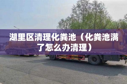 湖里区清理化粪池（化粪池满了怎么办清理）