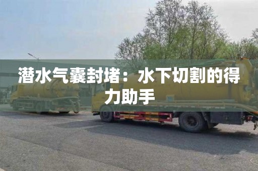 潜水气囊封堵：水下切割的得力助手
