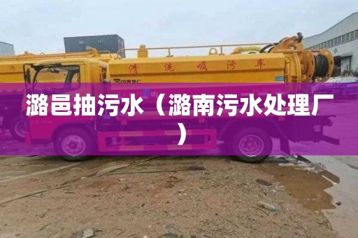 潞邑抽污水（潞南污水处理厂）