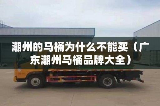 潮州的马桶为什么不能买（广东潮州马桶品牌大全）