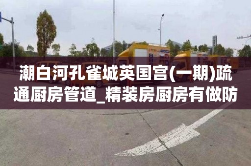 潮白河孔雀城英国宫(一期)疏通厨房管道_精装房厨房有做防水要求吗