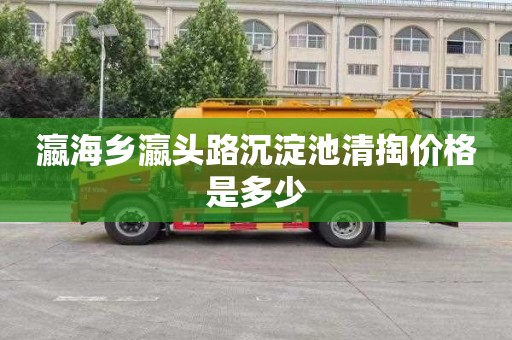 瀛海乡瀛头路沉淀池清掏价格是多少