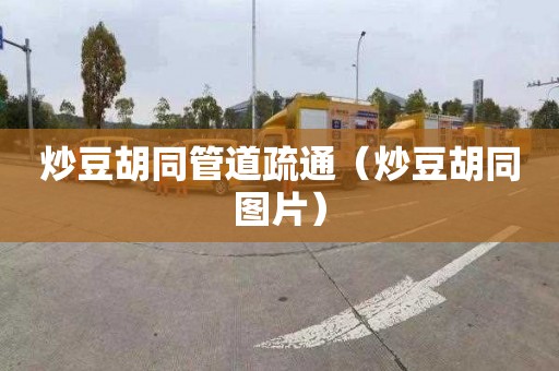 炒豆胡同管道疏通（炒豆胡同图片）
