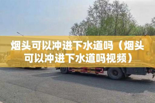 烟头可以冲进下水道吗（烟头可以冲进下水道吗视频）