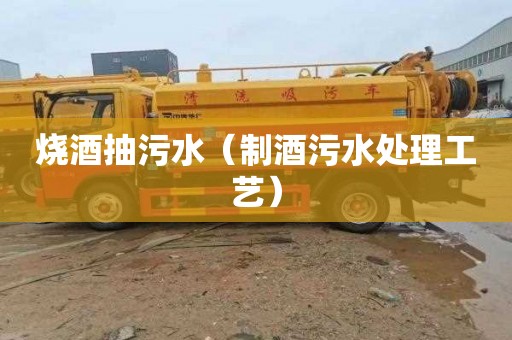 烧酒抽污水（制酒污水处理工艺）