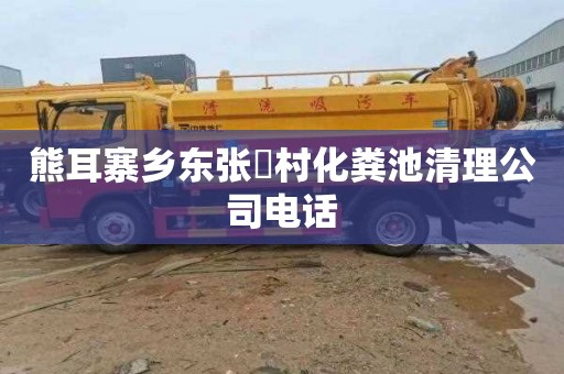 熊耳寨乡东张硲村化粪池清理公司电话