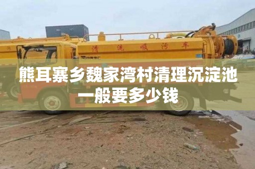 熊耳寨乡魏家湾村清理沉淀池一般要多少钱